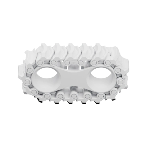 Маска с костяными деталями