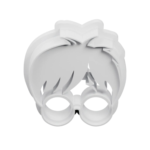 Маска с очками и волосами