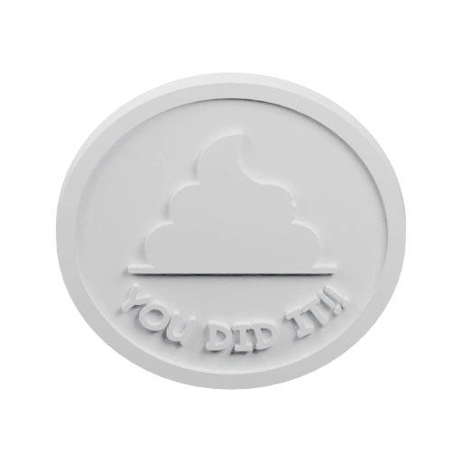 Медаль с изображением и текстом