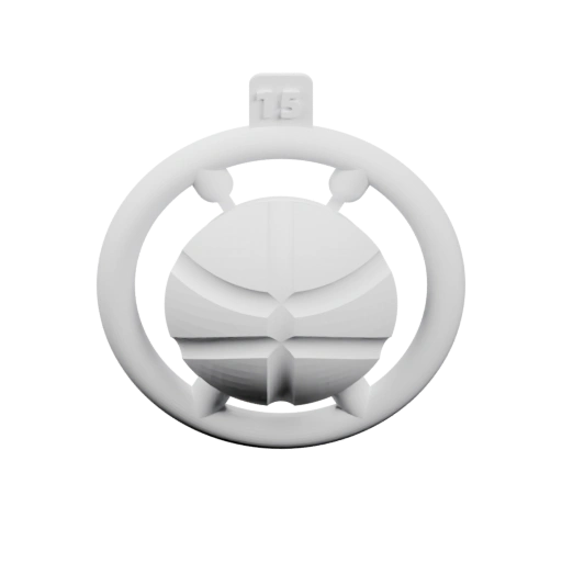 Медаль с символом и кольцом