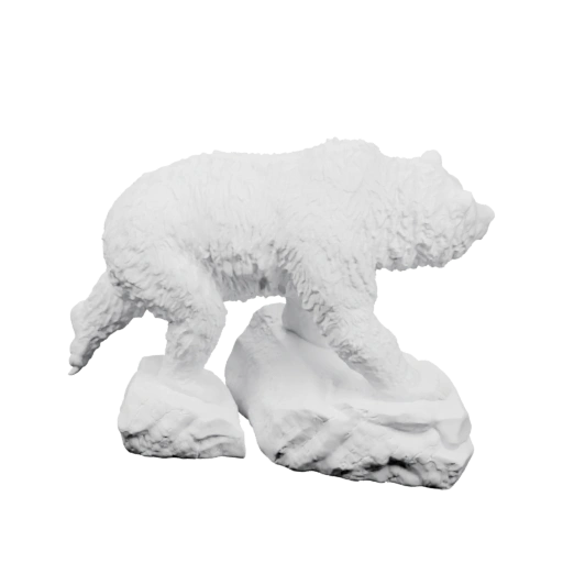 Медведь в ледяной пещере