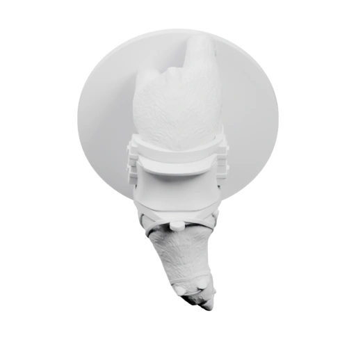 Медвежий силуэт с креплением