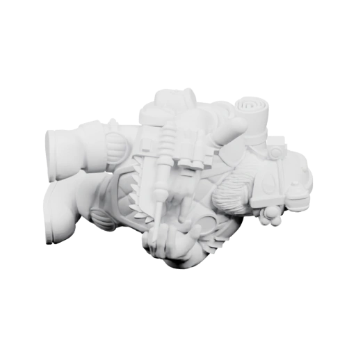 Воин с боевым снаряжением