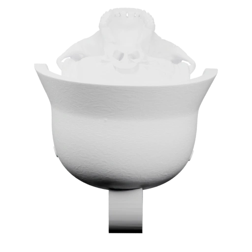 Шлем с рельефным рисунком и козырьком