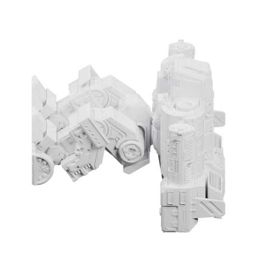 Сложная конструкция с многосегментными элементами