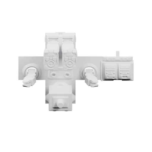 Механический транспорт с двумя двигателями