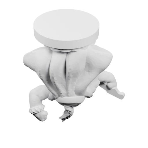 Статуя в стиле космического персонажа