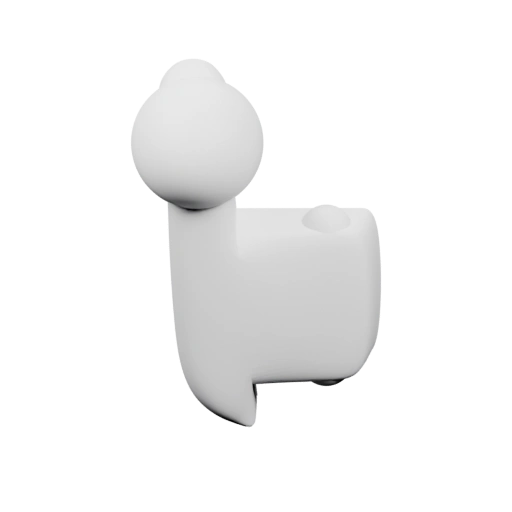 Абстрактная форма с отверстием