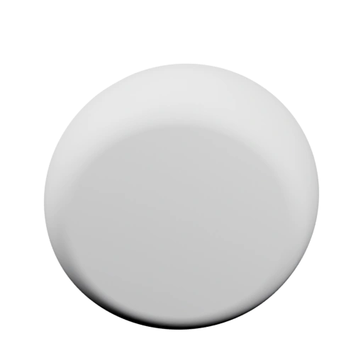 Гладкая круглая форма с небольшими выступами