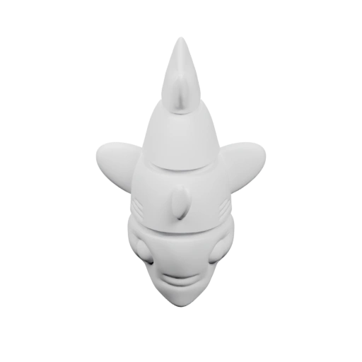 Маленькая фигурка в форме кита