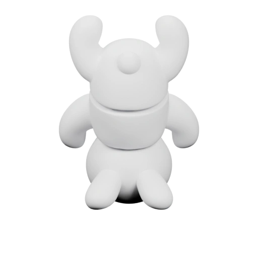 Маленький сидящий зайчик