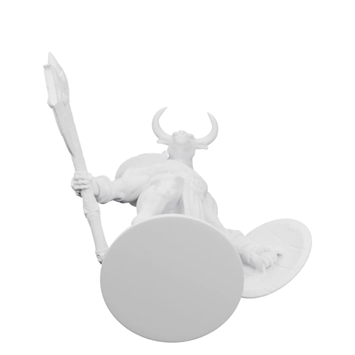 Минотавр с копьём и щитом