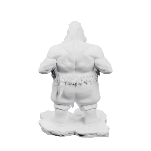 Сильный персонаж с мощными мышцами