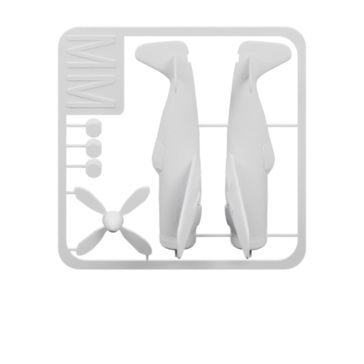 Самолет в пластиковой рамке