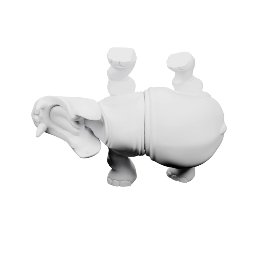 Слон в стиле минимализма