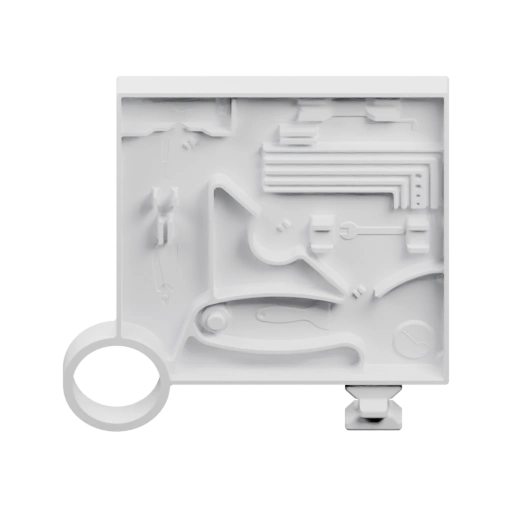 Сложная конструкция с отверстиями и выступами