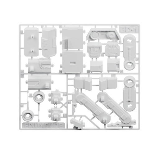 Сборная 3D модель деталей