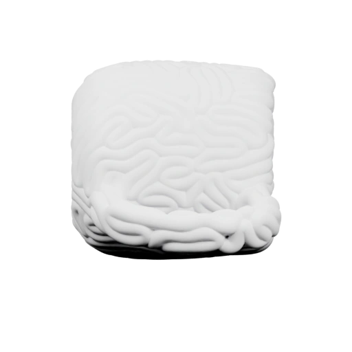 Кружка с рельефным изображением мозга