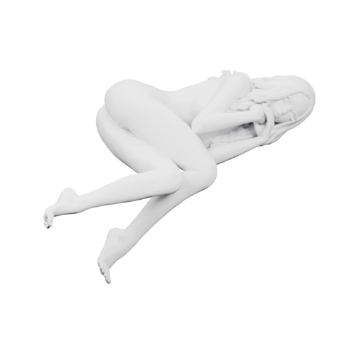 Сидящий в позе размышления