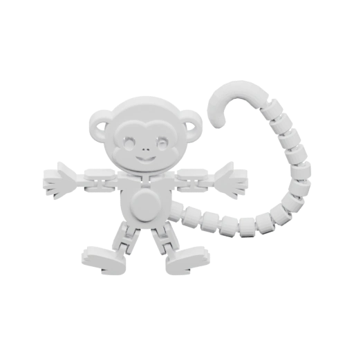 монстра с длинным хвостом