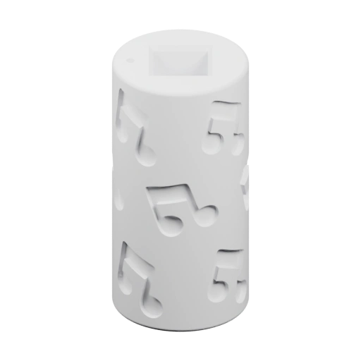 Цилиндрический объект с вырезами