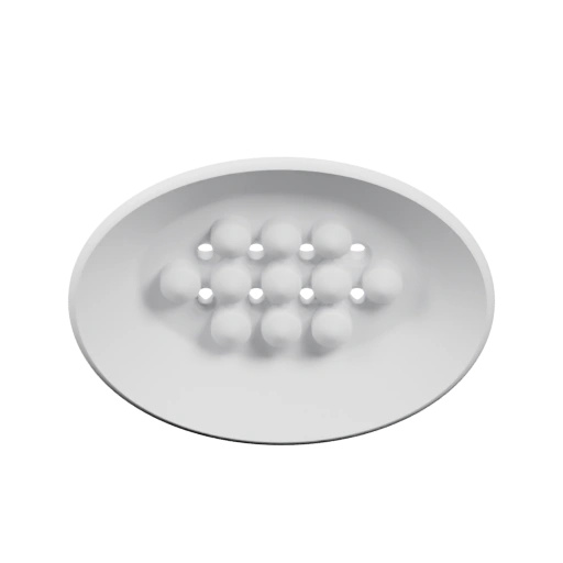 Круглый поднос для мыла