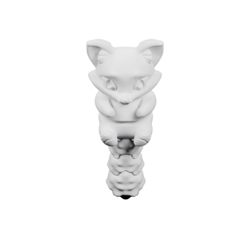 Мышь сидит на вертикальном элементе