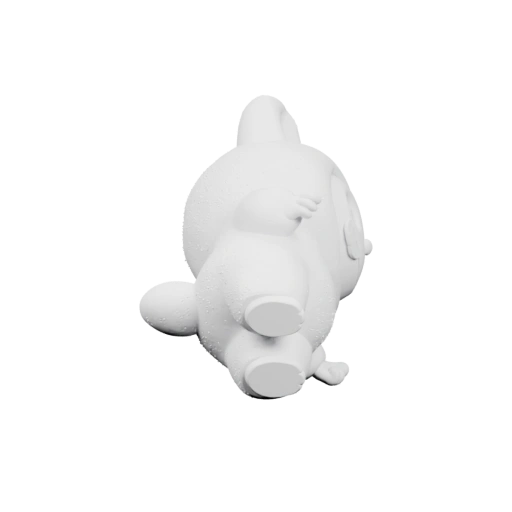 Сидящая фигурка с округлыми формами