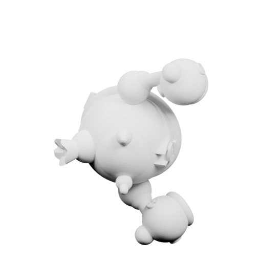 Мягкий монстр с шариками