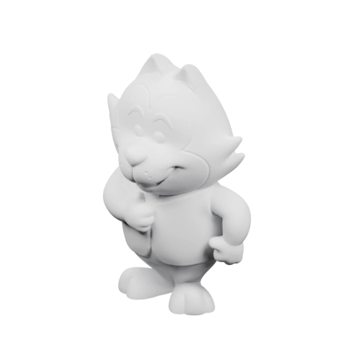 Улыбающийся мультяшный персонаж