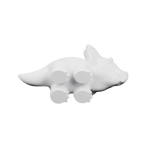 Мягкая фигурка с тремя рогами