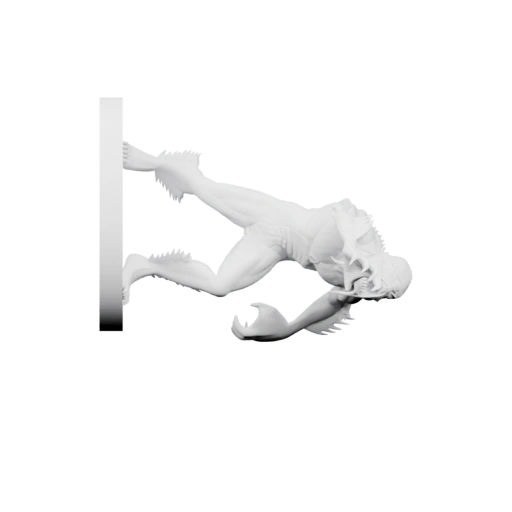 Зомби в позе прыжка