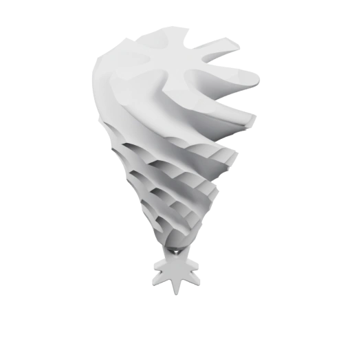 Сложная геометрия с витыми линиями