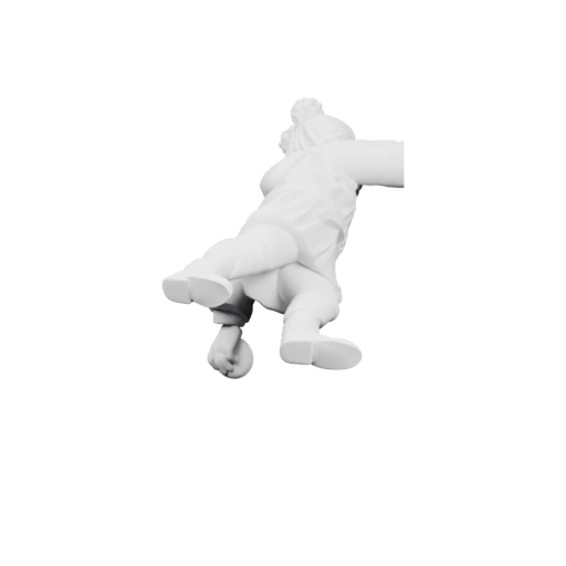 Статуя в динамичной позе