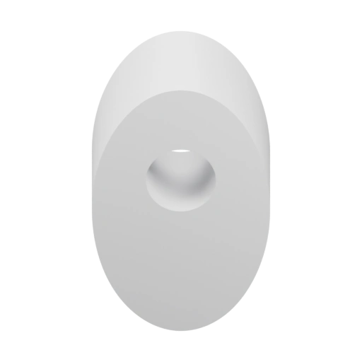 Овальная форма с отверстием