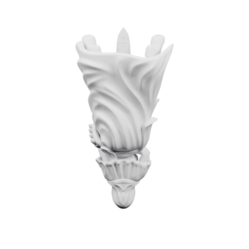 Изящная ваза с завитками