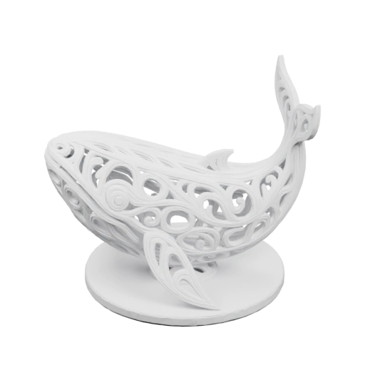 Изящная китовая форма с узорами