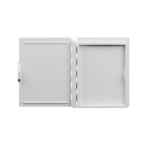 Ящик с открытыми дверцами