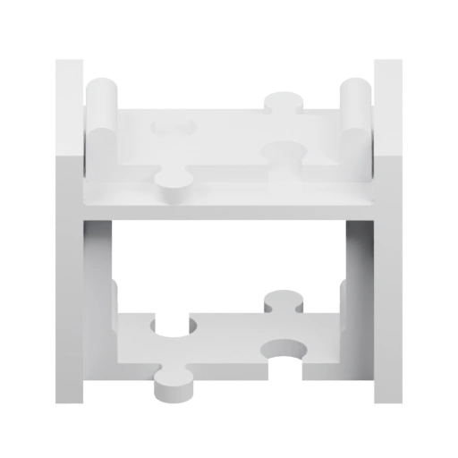 Сложная 3D-модель пазла