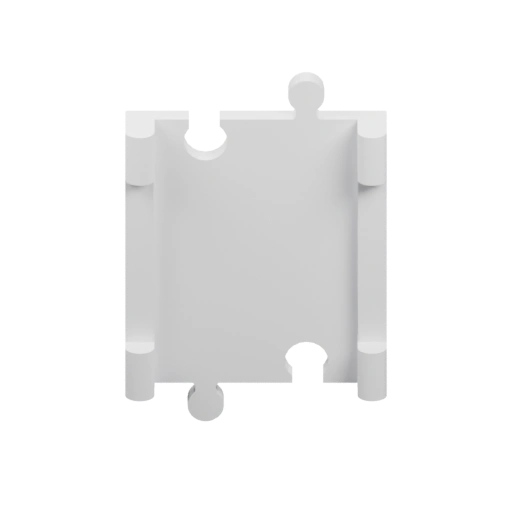 Пазл-фигура с вырезами