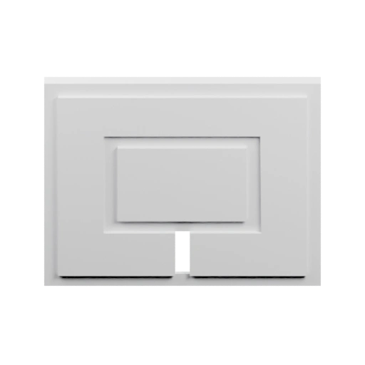 Панель с вырезом и рельефом