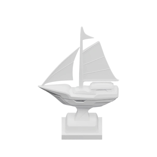 Парусный корабль на подставке