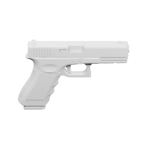 Пистолет с характерной формой рукоятки