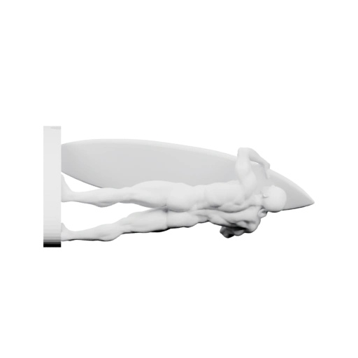 Человек на доске в воде