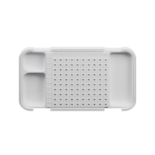 Тарелка с отсеками и решёткой