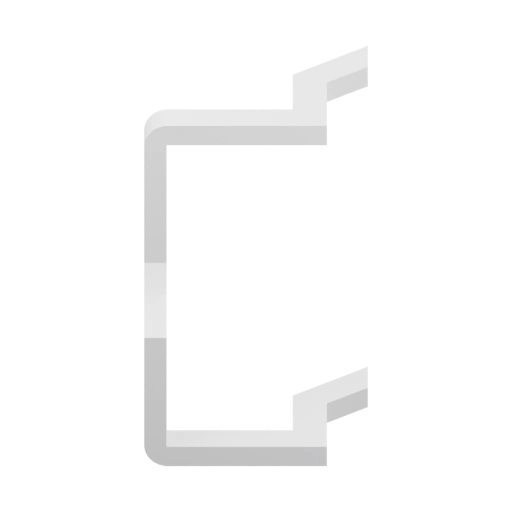 Угловой профиль с открытым краем