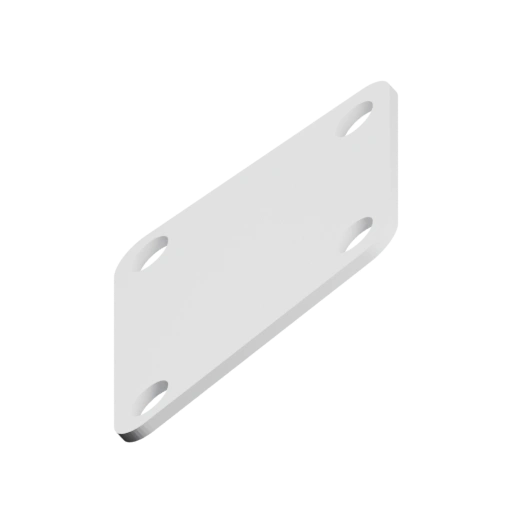 Пластина с четырьмя отверстиями