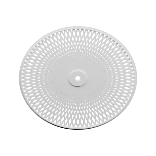 Плоский круглый диск с радиальными узорами