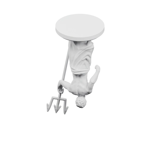 Божественный персонаж с троном