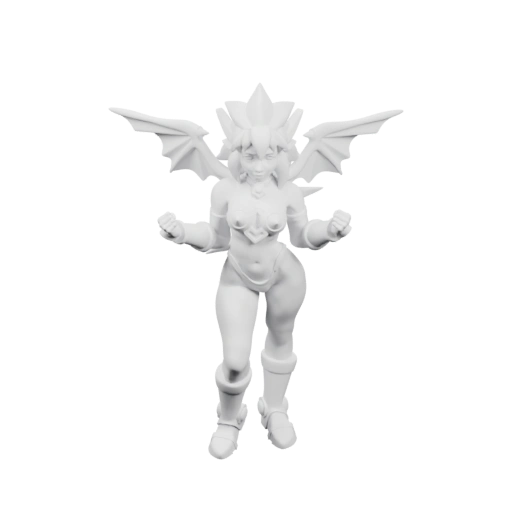 Фигура с крыльями и человеческим телом